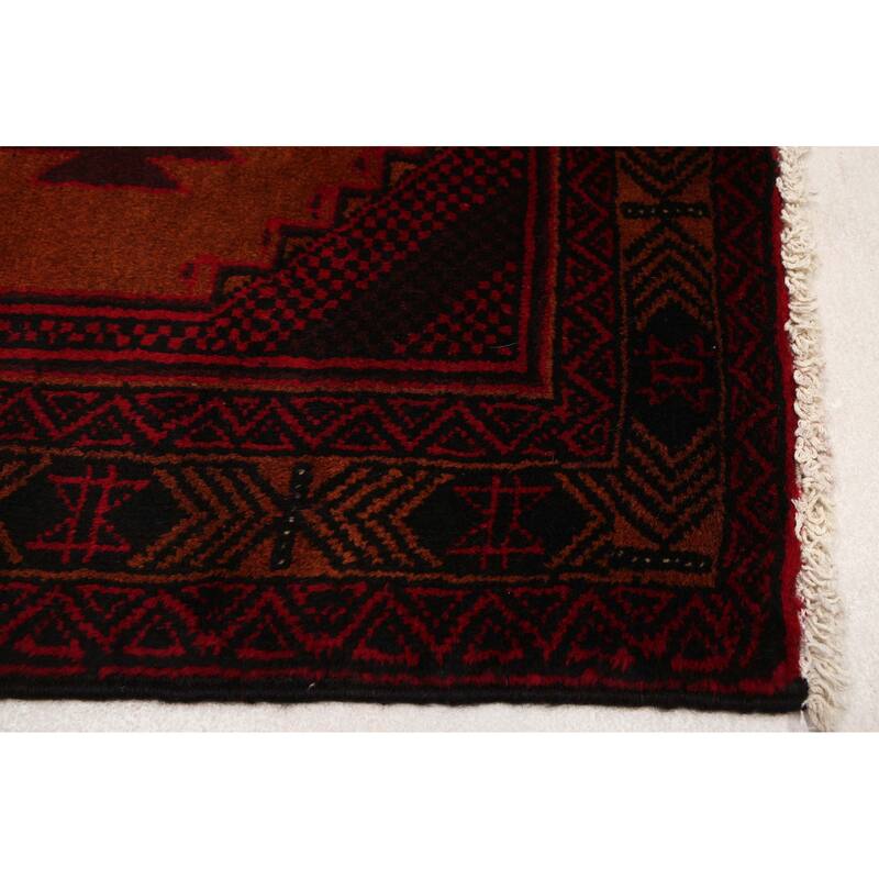 ECARPETGALLERY Hand-knotted Teimani Burnt Orange Wool Rug - 3'4 x 6'0