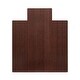 preview thumbnail 2 of 7, Jani Eco Deluxe Dark Cherry Bamboo Chair Mat with Lip - (44 x 52), Durable Eco-Friendly Chair Mat