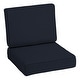 preview thumbnail 75 of 80, Arden Selections ProFoam Acrylic Deep Seat Cushion Set 1 Count - Classic Navy Blue