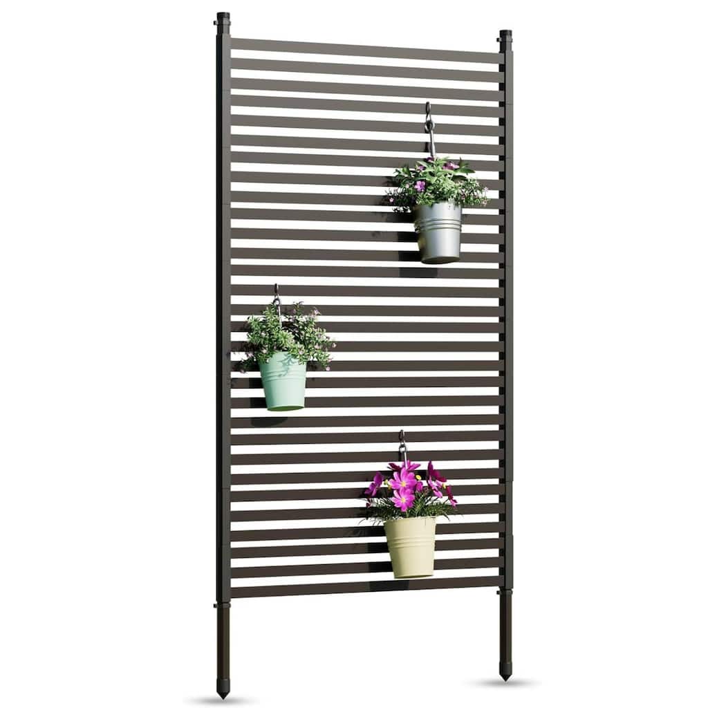 Outdoor Freestanding Privacy Screen, Privacy Fence and Panels for Patio Garden Backyard