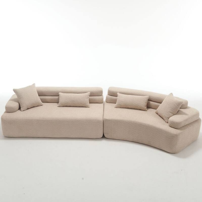 Modular Sectional Foam-Filled Sleeper Sofa Bed