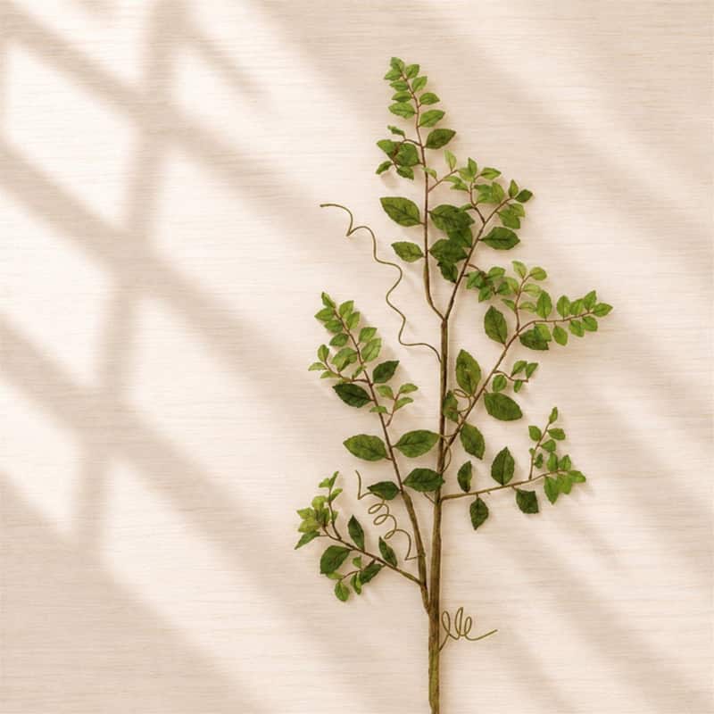 Mini Leaf Twig Branch (Set of 4)