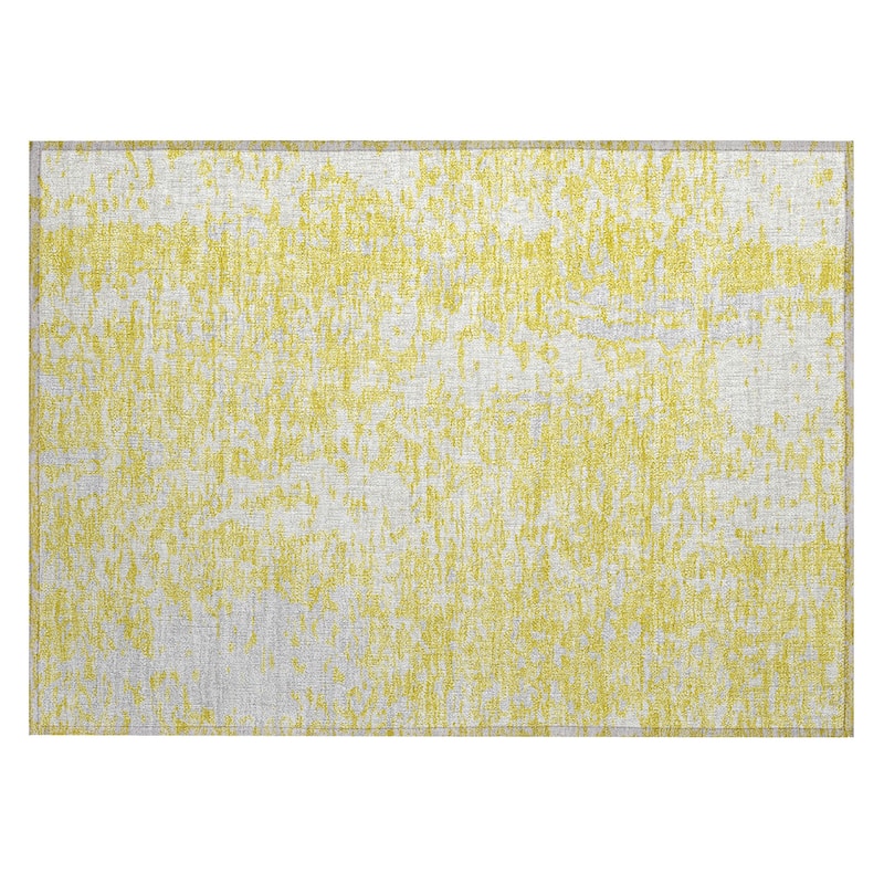 Machine Washable Indoor/ Outdoor Modern Abstract Chantille Rug