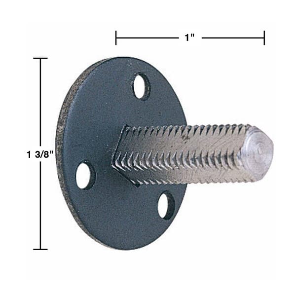 Dummy Door Knob Spindle 1" Dummy Door Handle Spindle with Mounting