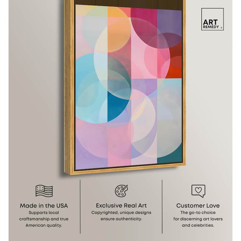 Oneiric Circles I Canvas by Art Remedy