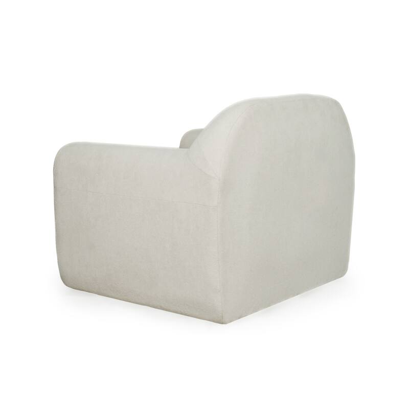 Melrose Textured Boucle Club Chair by Christopher Knight Home