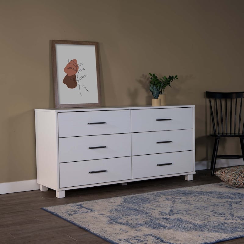 Grain Wood Furniture Loft 6-Drawer Dresser