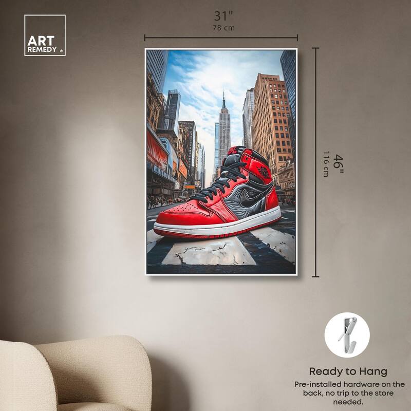 Sneaker of New York Canvas by Art Remedy