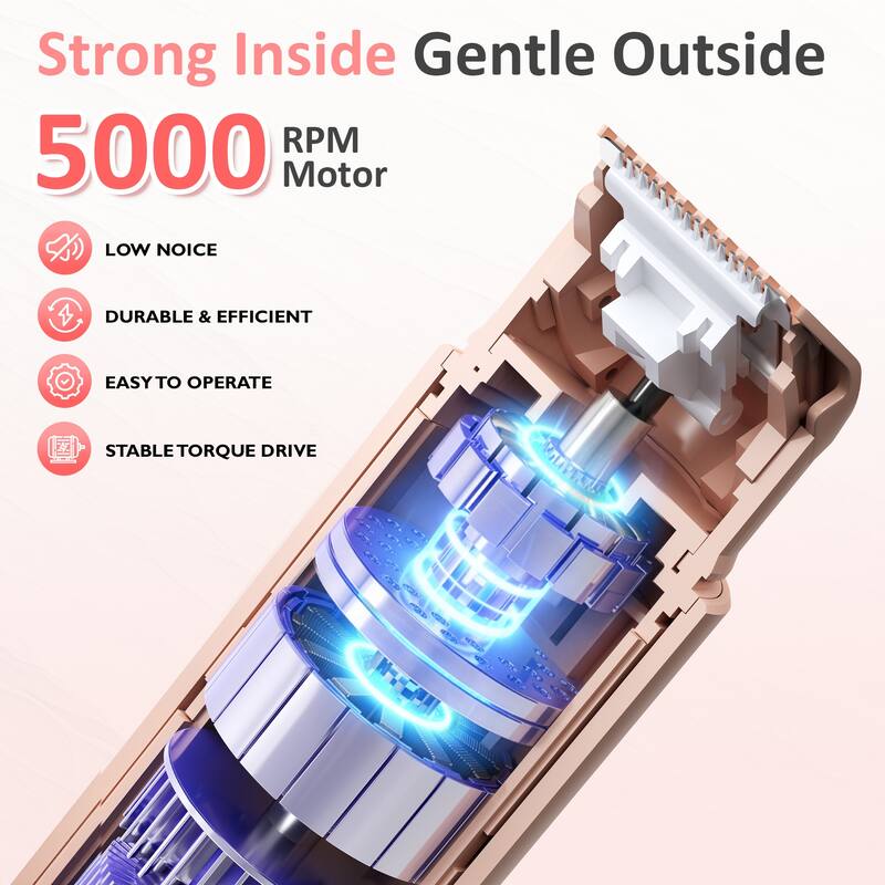 2-in-1 Dual Head Electric Bikini Trimmer for Women