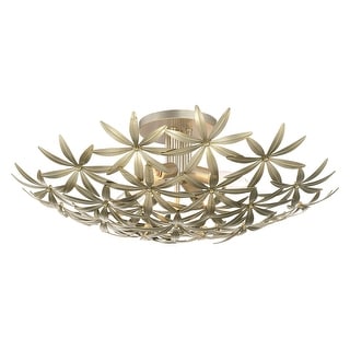 Minka Lavery 2144 Flower Child 4 Light 22" Wide Flush Mount Ceiling