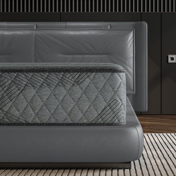 Babo Care 8"T/TXL 12"F/Q/K Cooling Medium Hybrid Memory Foam Mattress In a Box