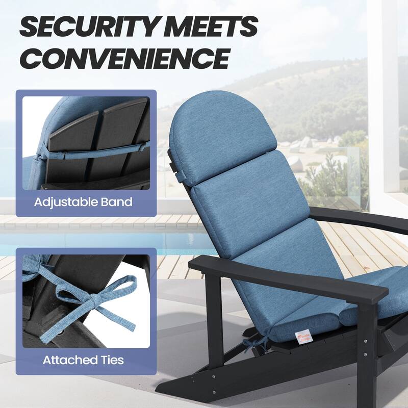 Outdoor Adirondack Chair Cushion Sunbrella / Fabric Patio Chair Pad