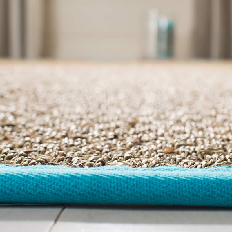 SAFAVIEH Natural Fiber Marina Basketweave Seagrass Rug
