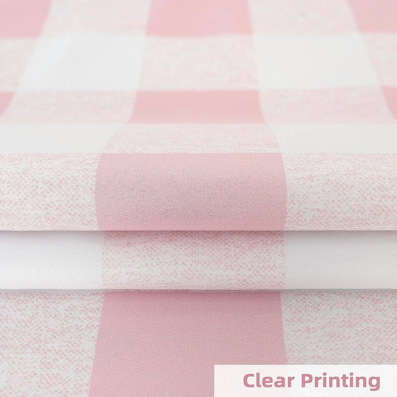 Porch & Den Alfalfa Plaid Pattern Room-darkening Window Curtains