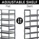 preview thumbnail 5 of 3, Shoe Rack 6 Tier - 11.8"D x 29"W x 44.57"H