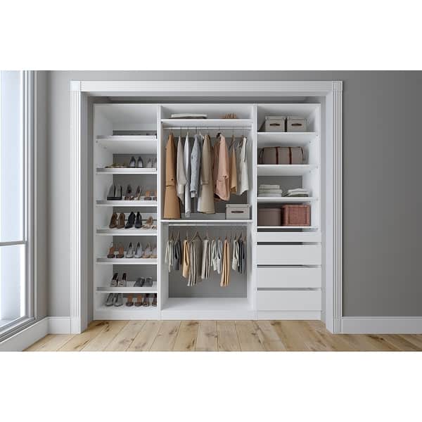 Cedar Closet Organizer: 7 Pc Open Stackable Closet System