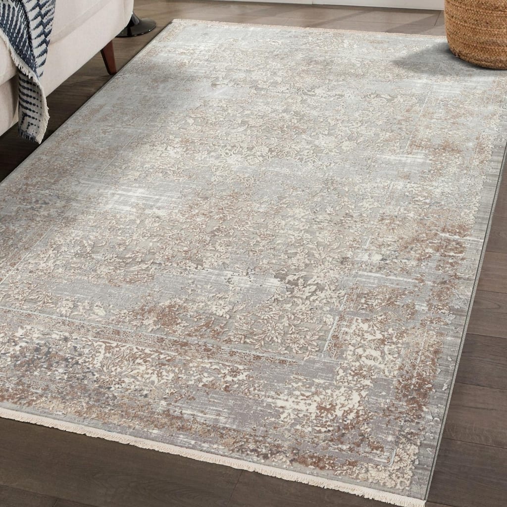 Luxe Weavers Premium Oriental Distressed Area Rug, Indoor Carpet