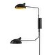preview thumbnail 4 of 6, Bellamy 2 Light Wall Sconce - Matte Black