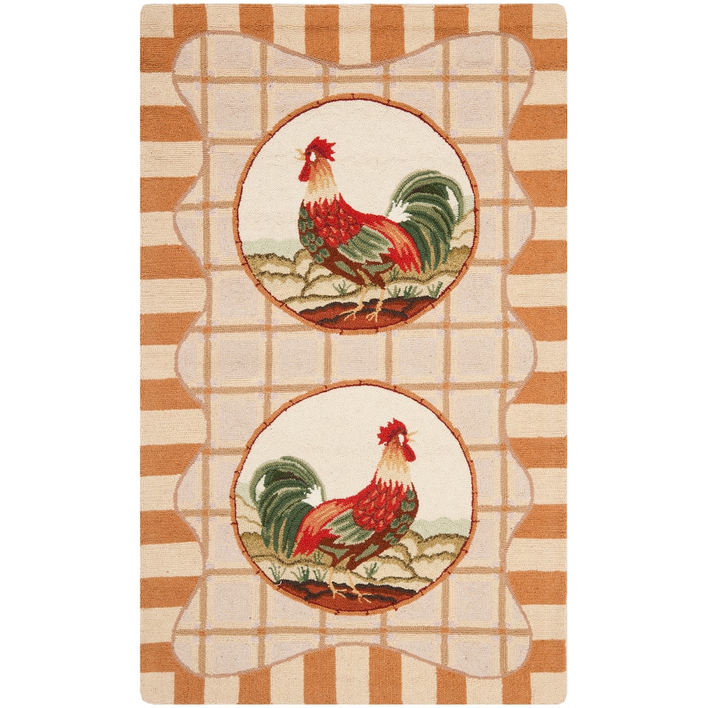 SAFAVIEH, Handmade Chelsea Donella French Country Wool Rug