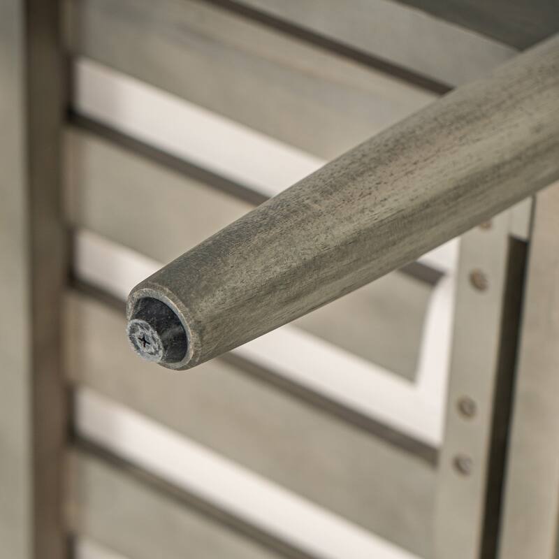 Christopher Knight Home - 4-Piece Patio Conversation Set with Woven Rope Loveseat, Cushions & Acacia Wood Coffee Table