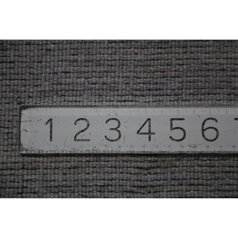 Hand Knotted Oriental 100% Wool Carpet Tribal Tribal Greys & Charcoal Gabbeh Area Rug - 9' 7'' X 8' 2''