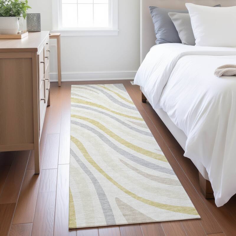 Machine Washable Indoor/ Outdoor Traditional Mimi Chantille Rug