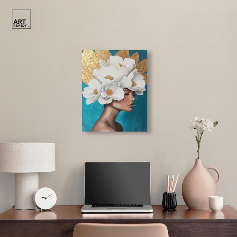 Floral Goddess I Canvas by Art Remedy, Gallery Wrapped