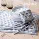 preview thumbnail 55 of 91, over&back Hand-Blocked 100% Cotton Placemats - Machine Washable - Set of 4
