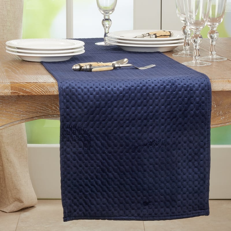 Long Table Runner With Pinsonic Velvet Design