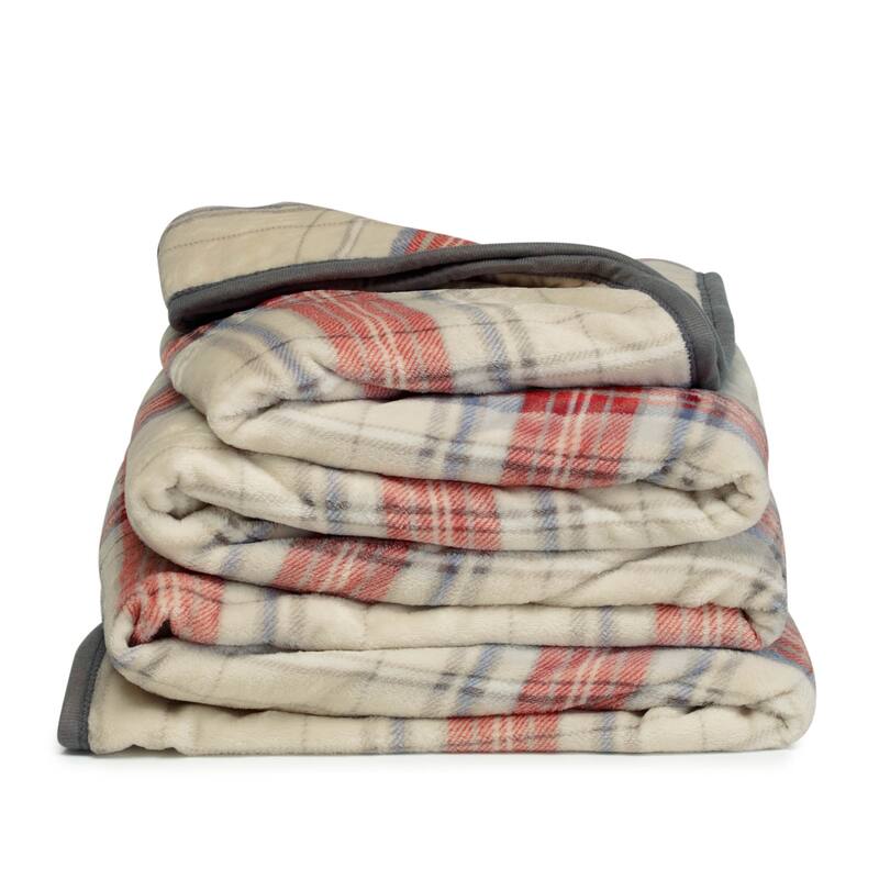 Clara Clark Ultra Plush Thick Reversible Microfiber Heavy Blanket - Raschel Imitation Mink Blanket