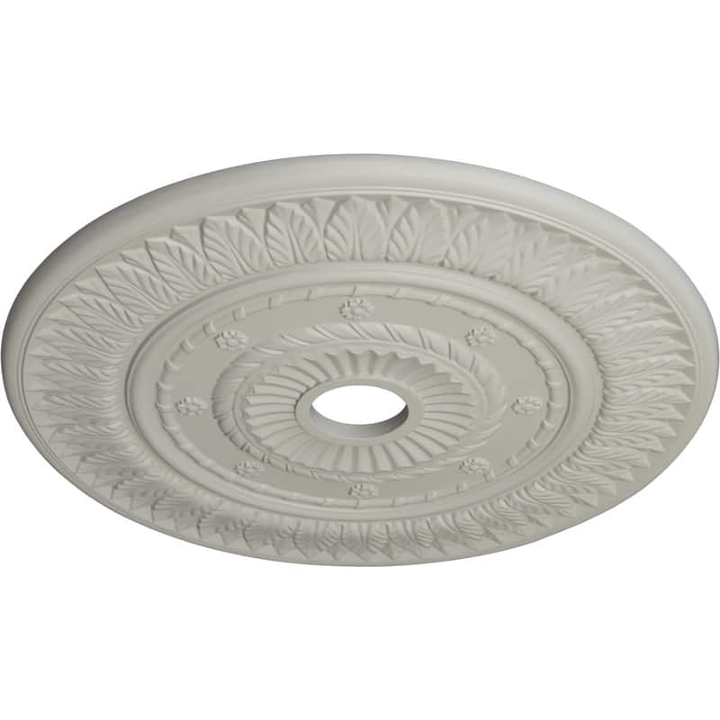 26 3/4"OD x 3 5/8"ID x 1 1/8"P Leaf Ceiling Medallion