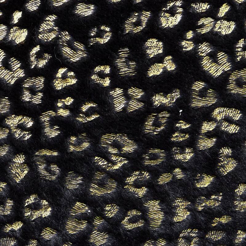 Juicy Couture Metallic Leopard Plush Rugs