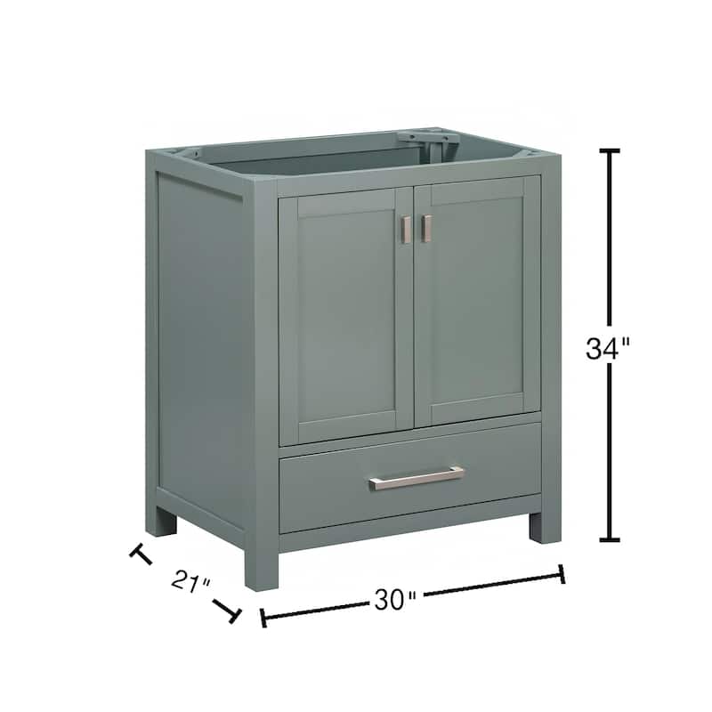 Avanity Modero 30 in. Single Bathroom Vanity Cabinet - 30"W x 21"D x 34"H