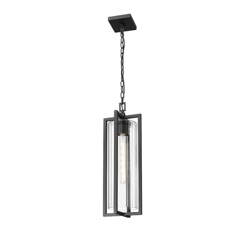 Z-Lite 5013CHB Aura 8" Wide Marine Grade Outdoor Mini Pendant