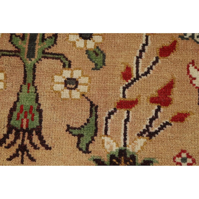 Animals Design Ziegler Area Rug Hand-Knotted Oriental Wool Carpet - 7'11" x 9'10"