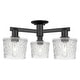 preview thumbnail 6 of 21, Innovations Lighting Endless Possibilities Arcadia - Niagara - 3 Light 24" Semi-Flush Mount Matte Black