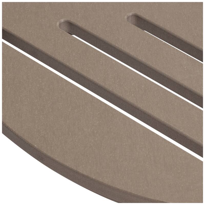 Anapolis Poly Corner Shower Bench