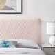 preview thumbnail 34 of 56, Leila Performance Velvet King/California King Headboard