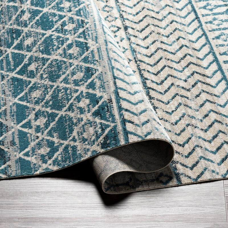 Livabliss Selene Global Boho Machine Washable Area Rug