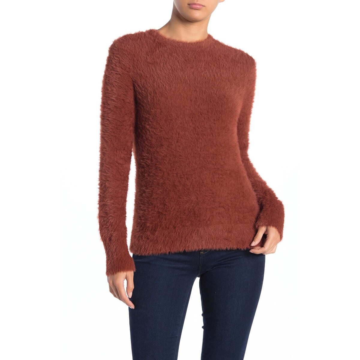 rust brown sweater