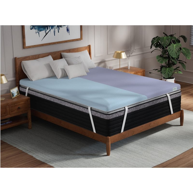 Helix Dual Comfort Mattress Topper with GlacioTex