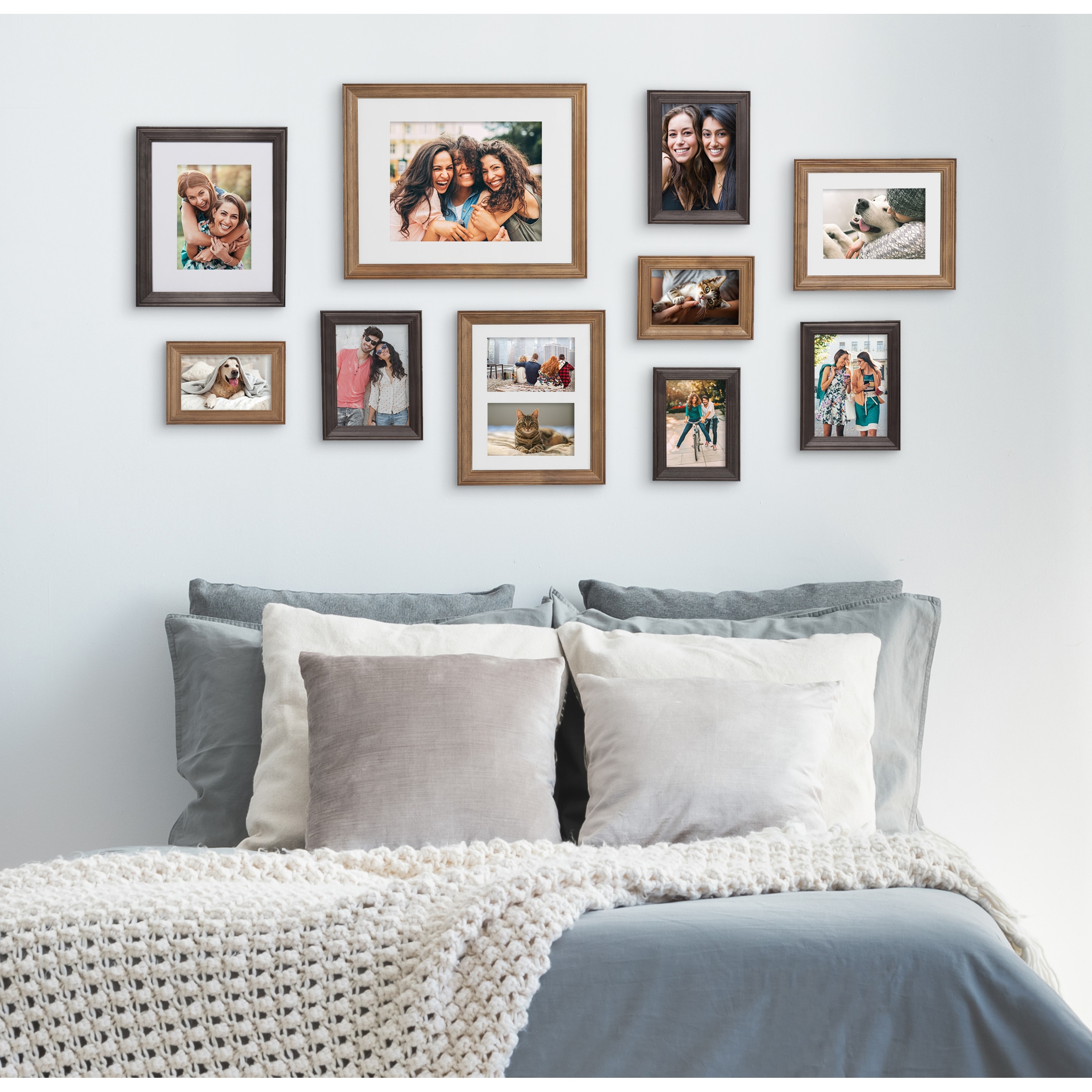 Gallery Wall Frame Set of 6, Multi-Size Picture Frames Collage