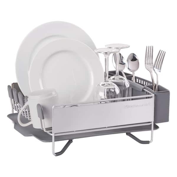 KitchenAid Compact Stainless Steel Dish Rack - On Sale - Bed Bath