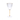 Set of 6 Textured Wine Glasses with Gold Stem and Rim