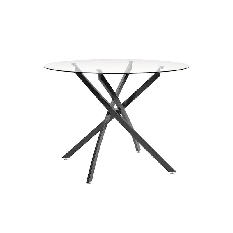 Signature Design by Ashley Pharwynn Black Dining Table - 42" W x 42" D x 30" H