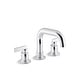 preview thumbnail 2 of 3, Castia by Studio McGee Deck Mounted Roman Tub Filler Chrome