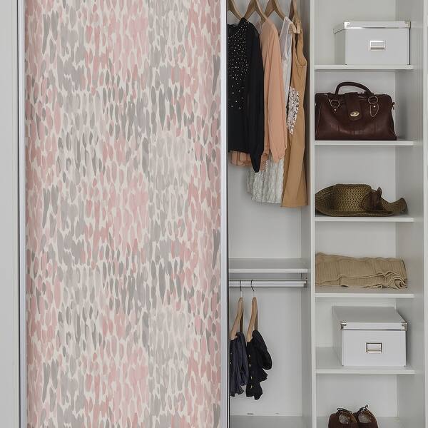 Shop Brewster Nu2920 Nuwallpaper Blush Make It Rain Abstract Peel