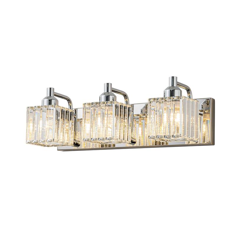 Modern 3/4/5-lights Crystal Bathroom Light Fixtures