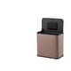 preview thumbnail 1 of 22, Slim Hanging Stainless Steel Trash Can, Lid with Charcoal Filter, Removable Inner Bucket, Under Sink Bin Brown