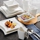 preview thumbnail 12 of 42, MALACASA Flora Wavy Modern Porcelain Dinnerware Set (Service for 6)